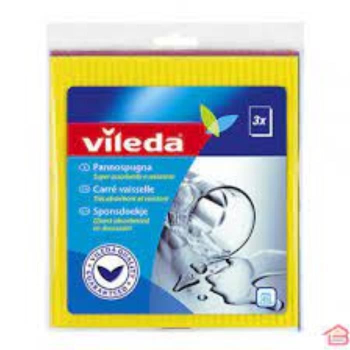 3 CARRES VAISSELLE VILEDA