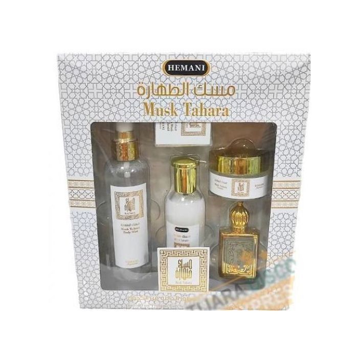 Hemani Coffret Parfum Musk Tahara Asli 5 En 1 -