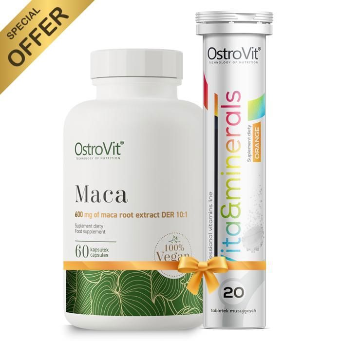 Pack Maca 60 Caps + Vitamins and Minerals  20Tabs