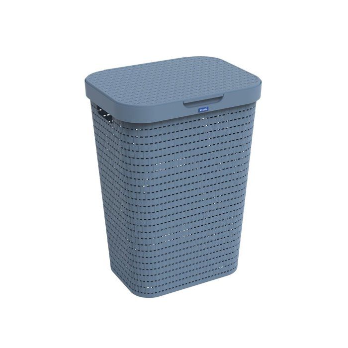 Panier à linge 55 L COUNTRY bleu
