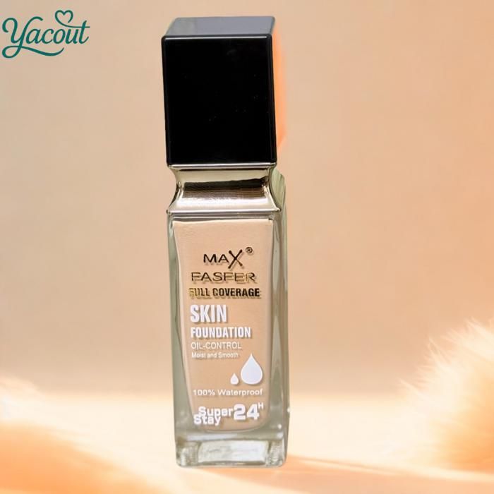 MaxFasfer Skin Foundation Full Coverage 24h Waterproof
