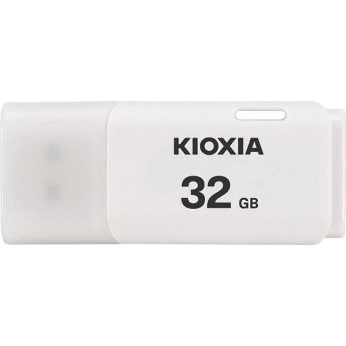 Clé USB 2.0 KIOXIA 32GB U202 BLANCO - Capacité de stockage 32 Go - Interface USB 2.0 - Marque Kioxia