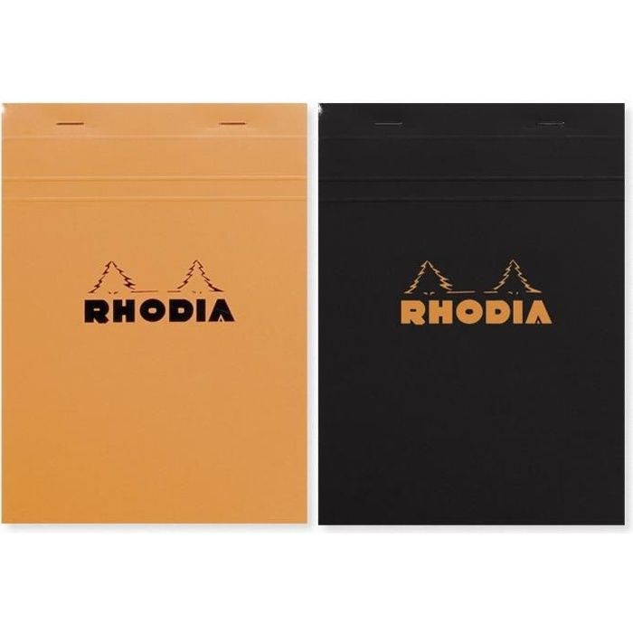 CLAIREFONTAINE Bloc Agrafé Rhodia N°16 14,8 x 21 cm