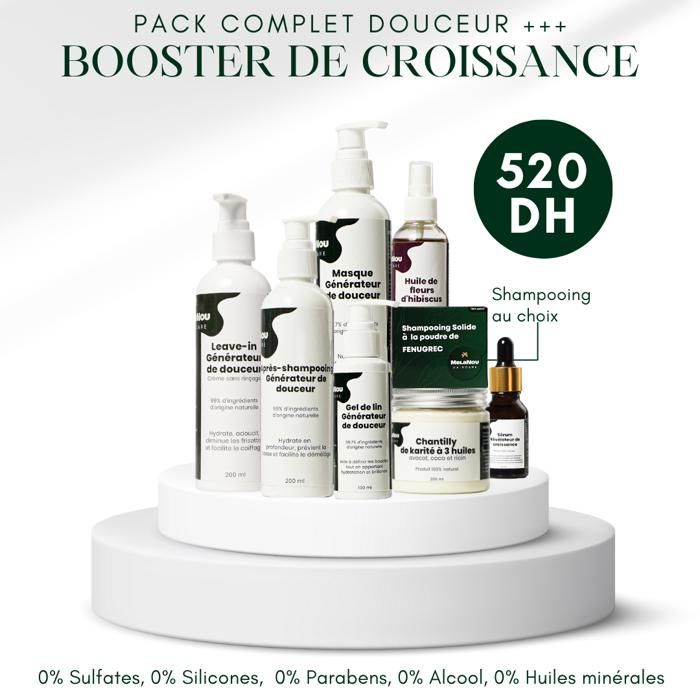 Pack Complet Douceur +++ Booster de croissance