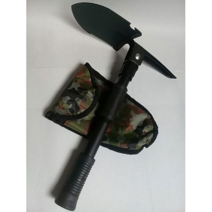 Pelle-Pioche - Non spécifié - Kit pliable et transportable - 41.50 cm - Outil multifonction - Jardinage