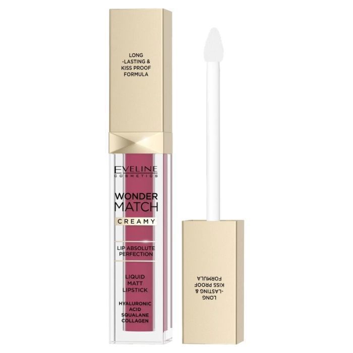 Rouge à lèvres liquide - EVELINE - n°10 Berry Rose - Mat crémeux - Teinte fruitée - Confort optimal