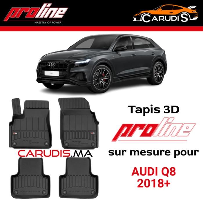 Tapis de voiture - ProLine - Audi Q8 - Sur mesure - Antidérapant - Imperméable