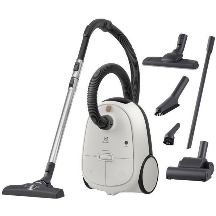 Electrolux Canister dammsugare med påse Electrolux 600 EB61H6SW Vit