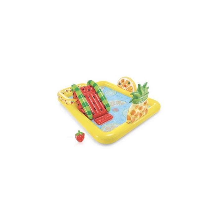 Aire de jeux Gonflable Aquatique Fruits - Intex 244 x 191 x 91 cm