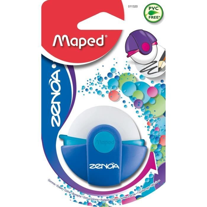 MAPED - Gomme Zenoa Ronde avec Etui ORANGE
