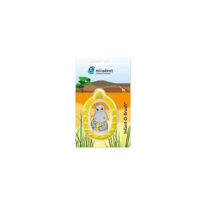 MIRADENT INFANT-O-BRUSH ANNEAU DE DENTITION JAUNE