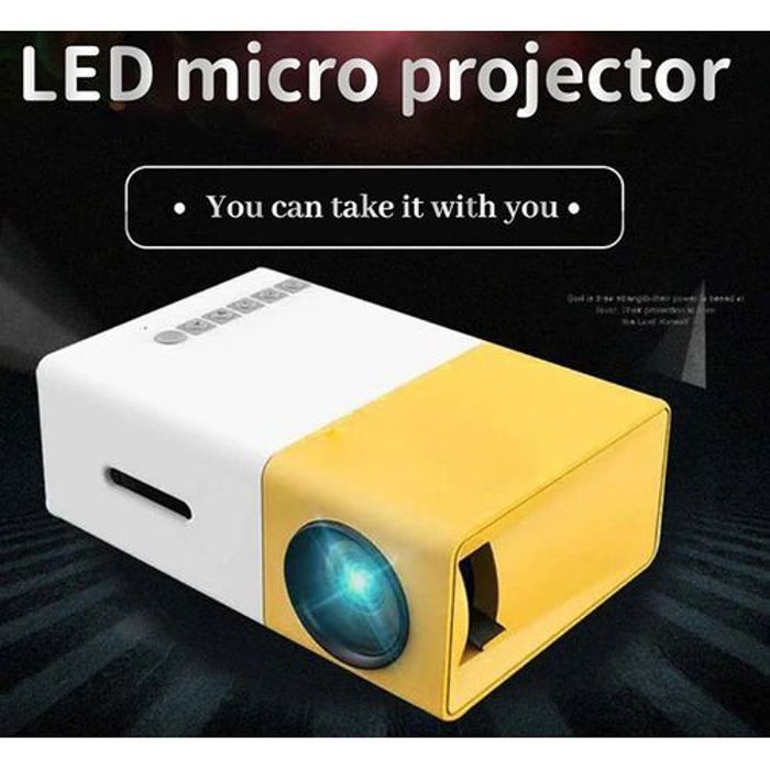 Mini Vidéo Projecteur LED de Haute Qualité et Compatible HDMI 1080p