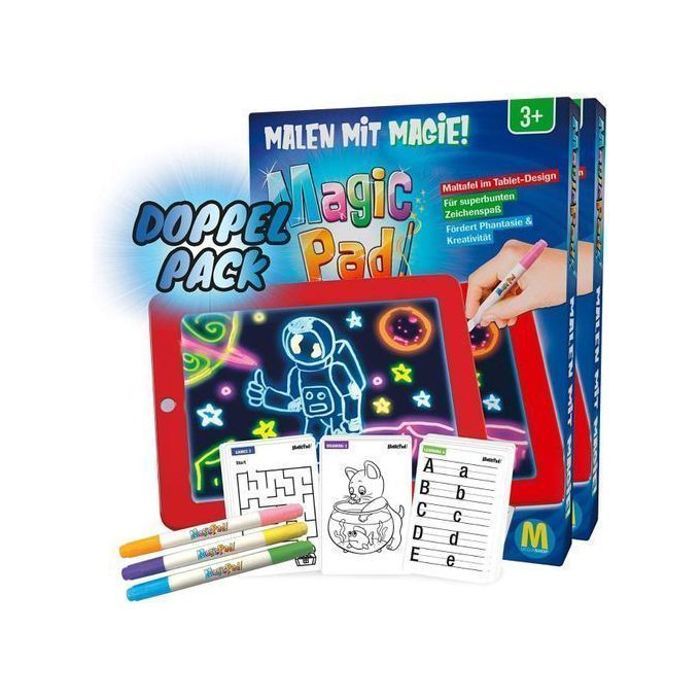 Magic pad : tablette lumineuse de colorie et dessin