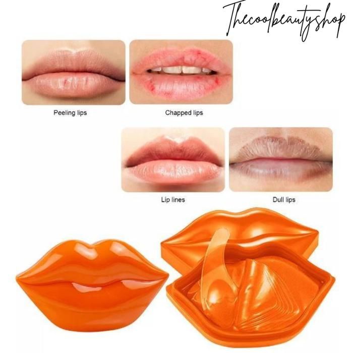 Masque pour les lévres à la vitamine C orange, et collagène, hydratant, anti-rides