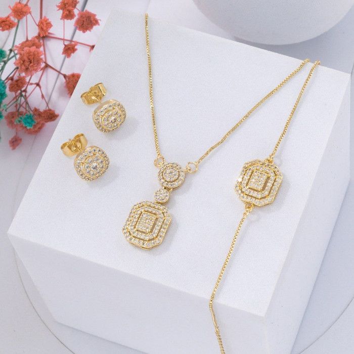 Parure plaque or haute qualite .