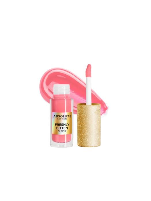 Gloss - Absolute New York - Bitten Gloss - Rose bébé - Ultra-pigmenté - Hydratation à l'huile de Jojoba