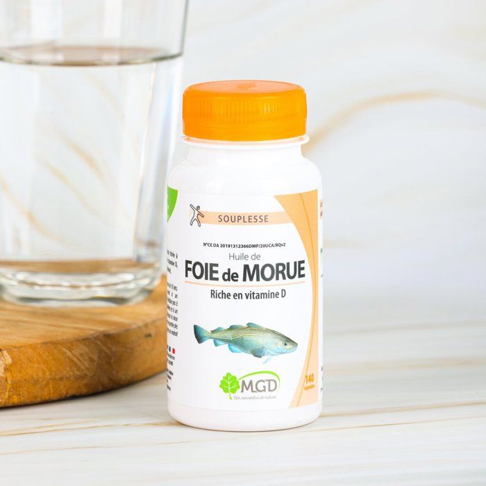 Huile de foie de morue 140 capsules - MGD