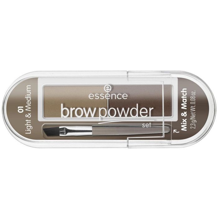 Essence - Ensemble de Poudre pour Sourcils - 01 Light & Medium