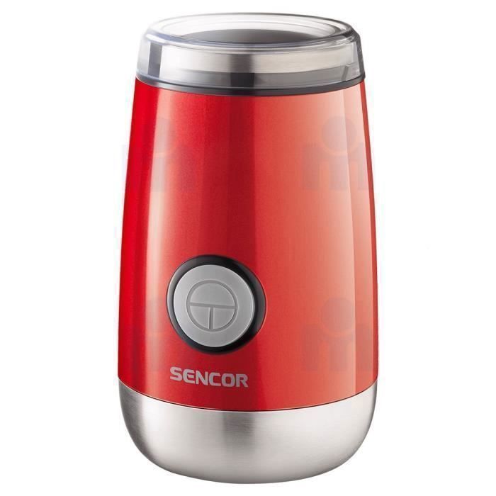 Moulin à épices - SENCOR - SCG 2050RD - Rouge - 60 ml - 150 Watts