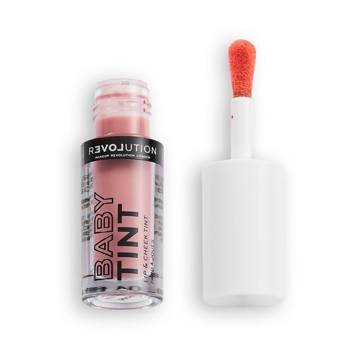 Lip & Cheek Tint - Revolution - Baby Tint - Rose - 2 en 1 - Fini Satiné