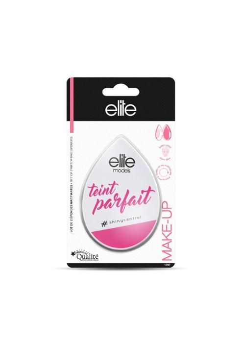 Éponge Matifiante - ELITE - Couleur Aléatoire - Lavable - Réutilisable - 2 Éponges