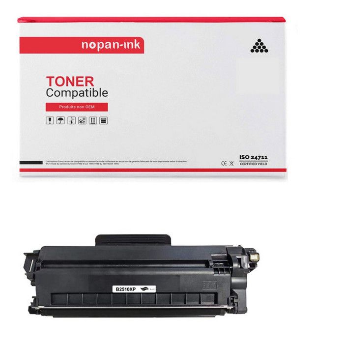 Toner - NOPAN-INK - TN-2510XL - Kompatibel BROTHER - Sort - 1 enhed