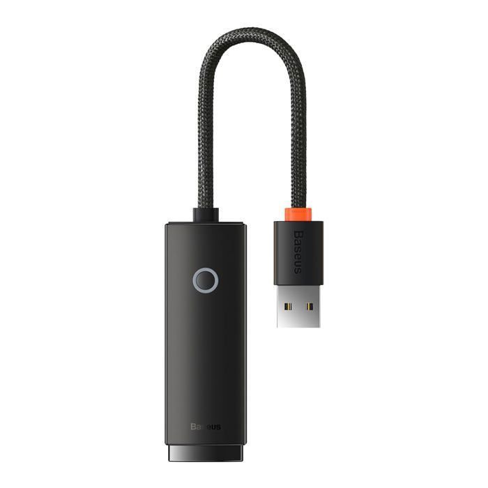 Adaptateur Ethernet - Baseus - WKQX000001 - USB-A vers RJ45 - 100 Mbps - Noir