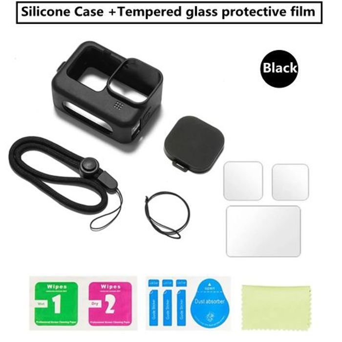 Kit Étui de protection en silicone plus Incassable pour GoPro 9 10 11 12