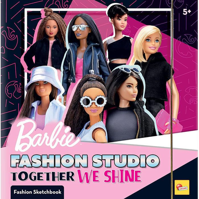 Carnet de croquis - Barbie - Together We Shine - Multicolore - 6 pièces - Accessoires inclus