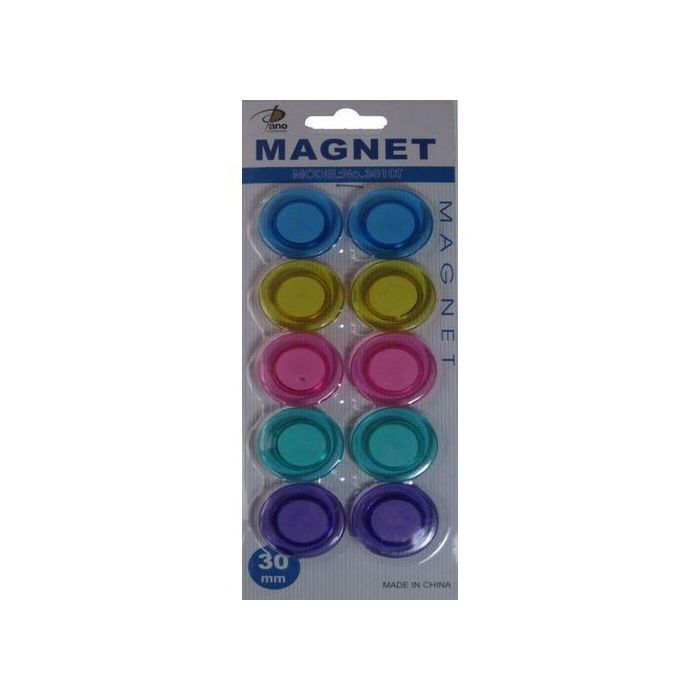 Aimant 10 Pcs Pm Zrh 30mm Clrs
