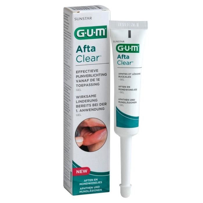 Gum Afta Clear Gel Soulagement Efficace 10ml