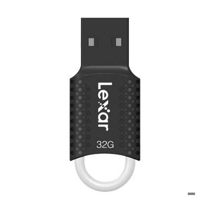 Lexar - Clé usb 32GO 2.0 Lexar V40 - Accroche porte-clé - Ultra légère - Noire