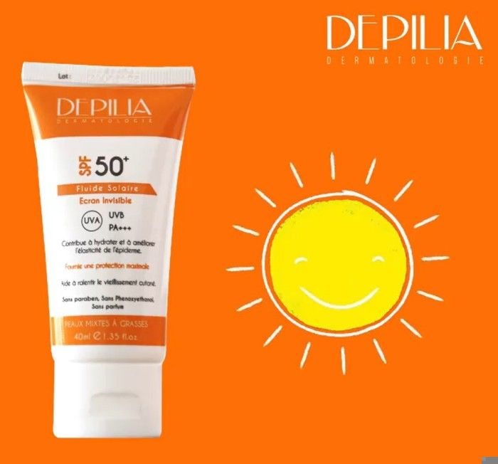 DEPILIA Ecran solaire invisible spf50+ 40ml