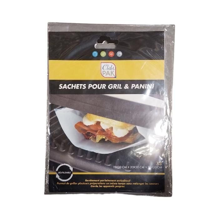 sachets pour grill & panini chikipak