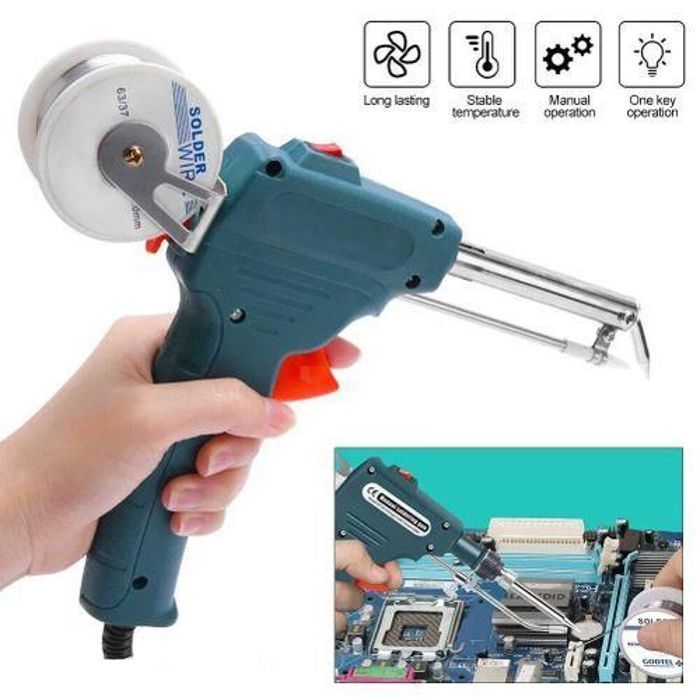 Fer à souder électrique automatique 60W,Pistolet à souder,outil de réparation de soudage