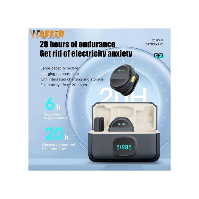 Mini Microphone Bluethoot cravate sans fil SX21 Professionnel pour iPhone iPad ISO Double diffusion en direct