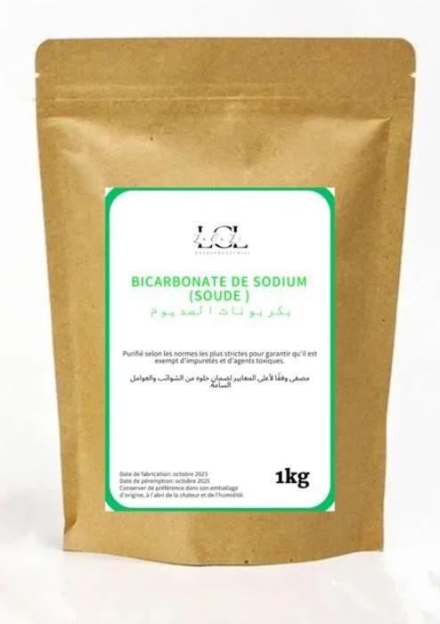 1kg - Bicarbonate de Sodium (Soude) Pur en Poudre.