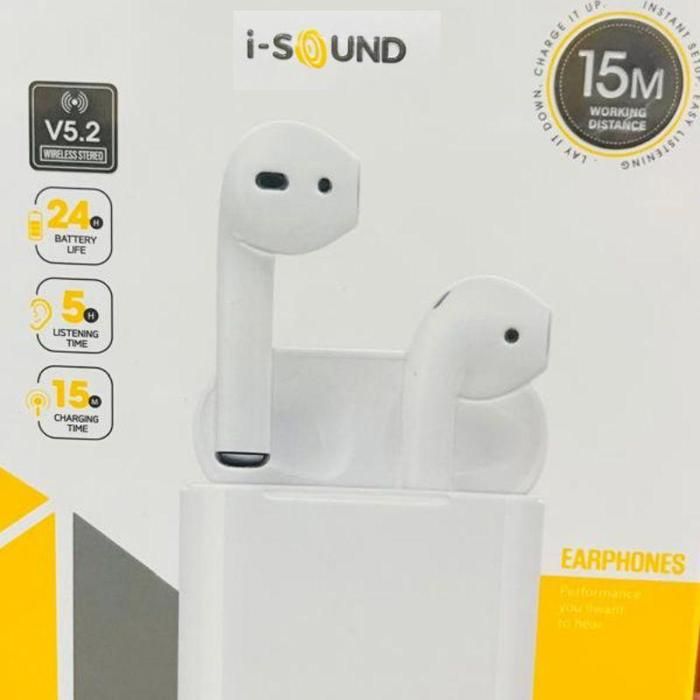 Écouteurs Bluetooth sans fil  5.2 Sports Mini-casques portables avec boîte de chargement