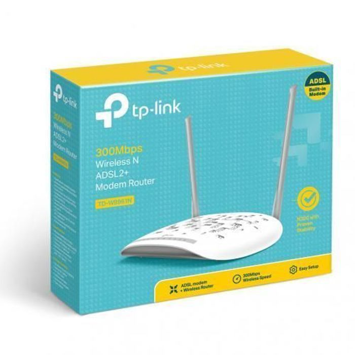 Modem ADSL - TP-Link - TD-W8961N - 300Mbps - Routeur NAT - 4 Ports Switch