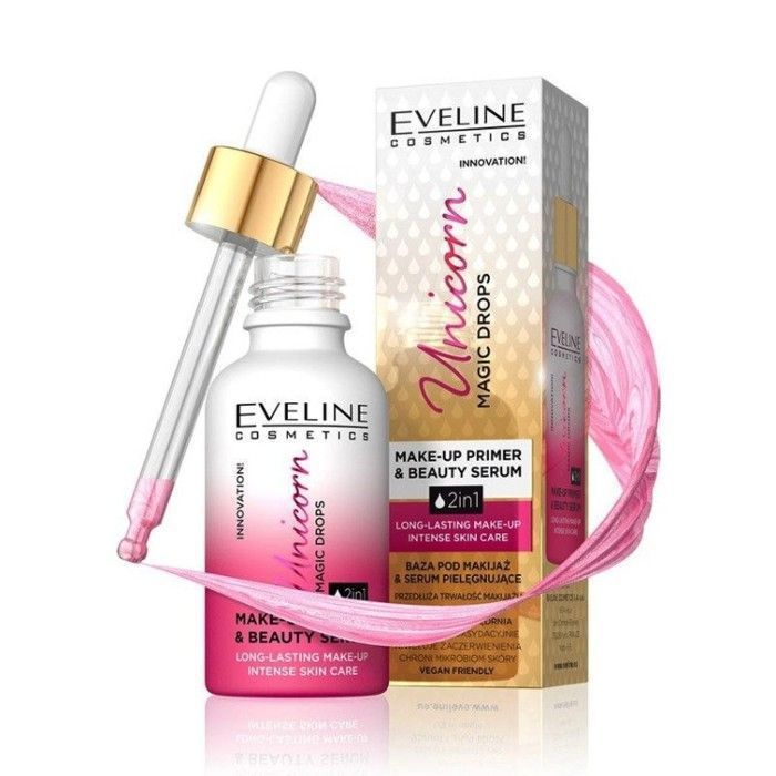 Eveline Sérum Primer 2-en-1 Unicorn Vitamine C – 30 ml