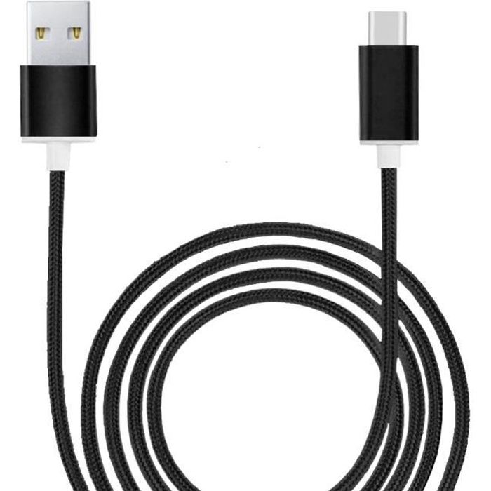 USB Type C-kabel - PH26 - Samsung Galaxy S21 5G - 1,3 meter - Trassel Nylon - Snabbladdning-Synkronisering