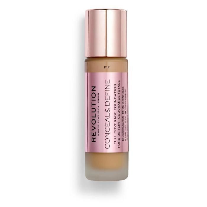 Fond de teint - REVOLUTION BEAUTY - Conceal & Define F12 - Couvrance légère - Fini semi-mat - 50 nuances