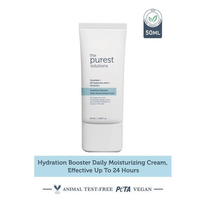 Crème Soin Booster d'Hydratation - The Purest Solutions - 50ml - Céramides - Acide Hyaluronique 4D - Pentavitine