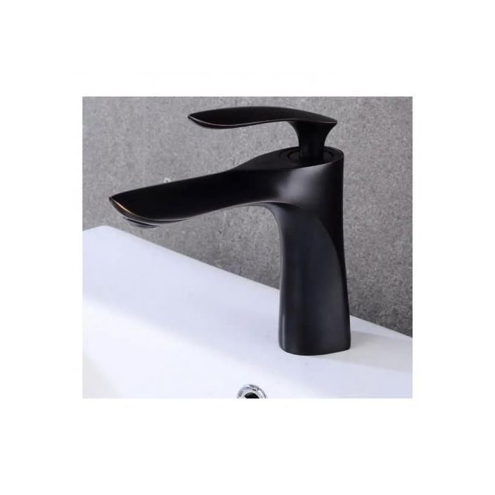 Mitigeur lavabo noir vasque a poser, mitigeur vasque, robinet lavabo
