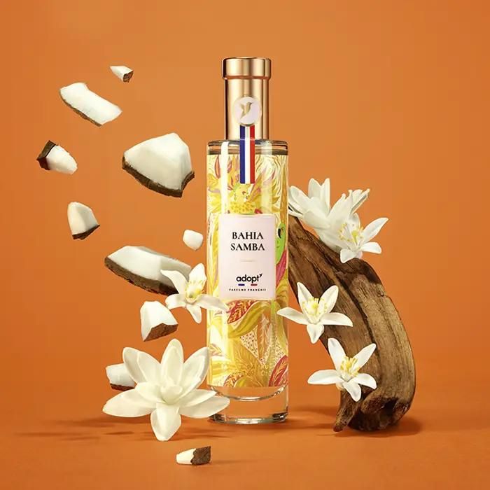 Eau de Parfum - ADOPT - Bahia Samba - 50ml - Fruité - Noix de Coco - Fleur d'Oranger