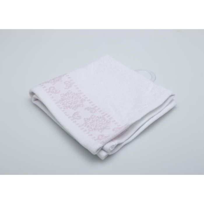 Serviette - Flower - Blanc - 30x30 cm - Absorbante - Design élégant