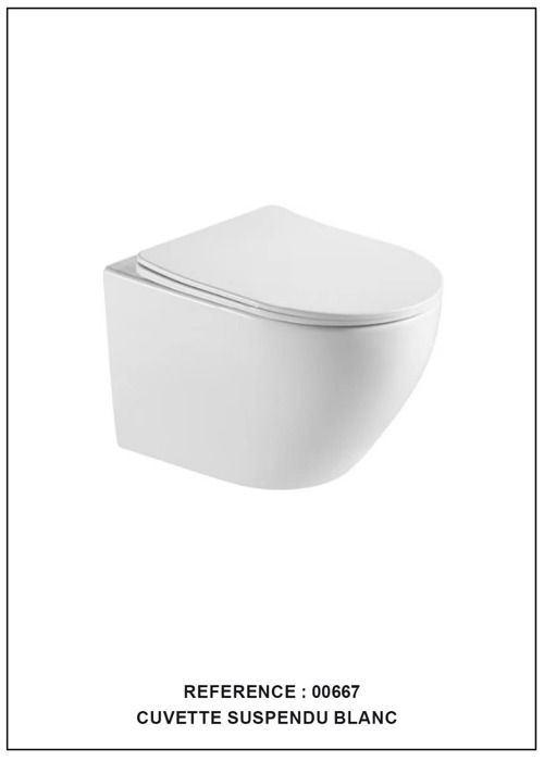 CUVETTE SUSPENDU BLANC