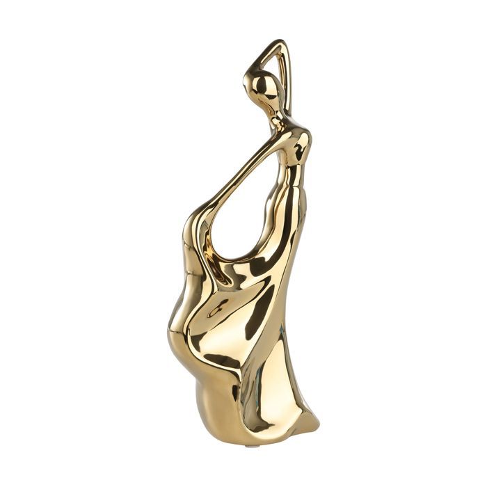 Statue - BENANGIN - Femme - Or - 27 cm - Élégance Chic