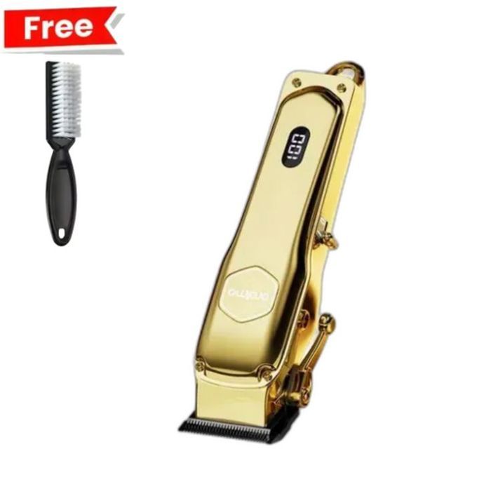 Tondeuse à cheveux professionnelle oraimo Smart Clipper 2 Gold + Brosses à barbe Gratuit