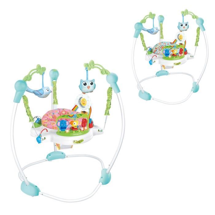 Kikkaboo Trotteur Forest centre de jeux, tableau musical, lumière 6 mois et plus [Pink]